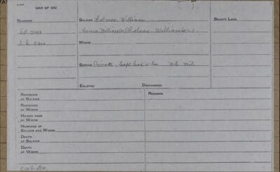 William Holmes - War of 1812 Pension Records
